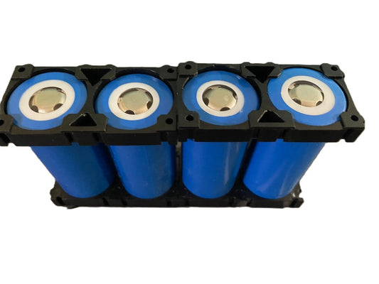 32650 LiFePO4 Cell 3.2V 6000mAh A-Grade | Pack of 4 with Cell Holder | 2000+ Cycle | 12V 6Ah Battery