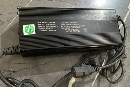 54.75V 8A Smart Battery Charger for Electric Scooter | IEC 3 Pin Female Connector